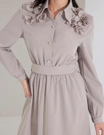 Rochie medie SHEIN, gri