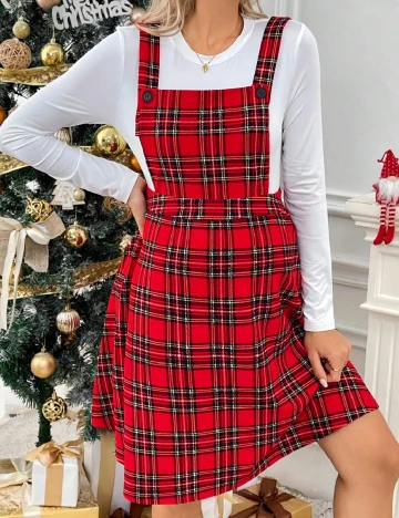 Rochie scurta SHEIN Maternity, rosu