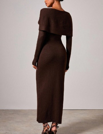 Rochie lunga SHEIN, maro