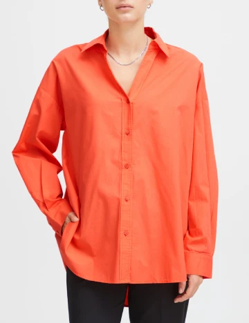 Camasa Oversize Ichi, portocaliu