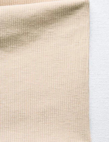 Pantaloni Zara, crem