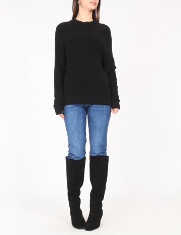 Bluza Pull&Bear, negru