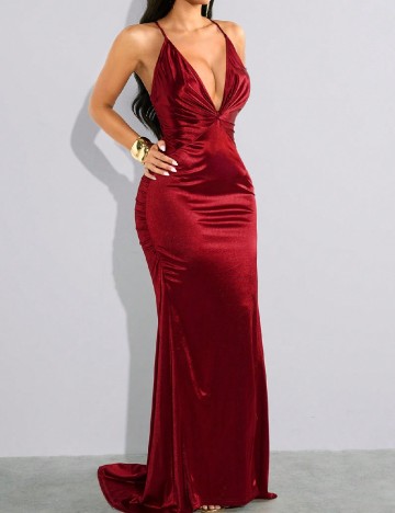 
						Rochie lunga SHEIN, rosu