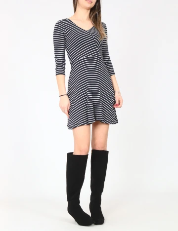 Rochie scurta Bershka, bleumarin