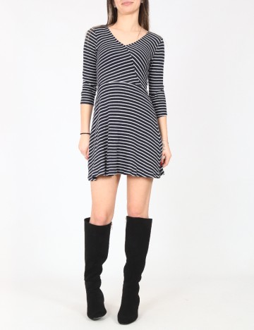 Rochie scurta Bershka, bleumarin