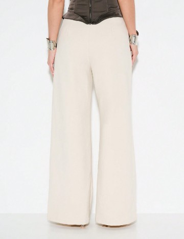 Pantaloni SHEIN, crem