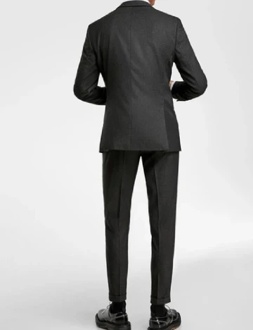 Pantaloni Zara, gri inchis