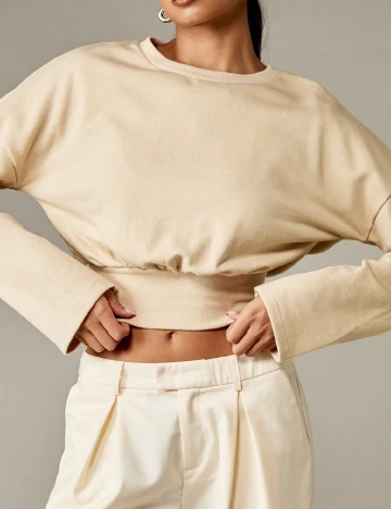 Bluza Missguided, crem