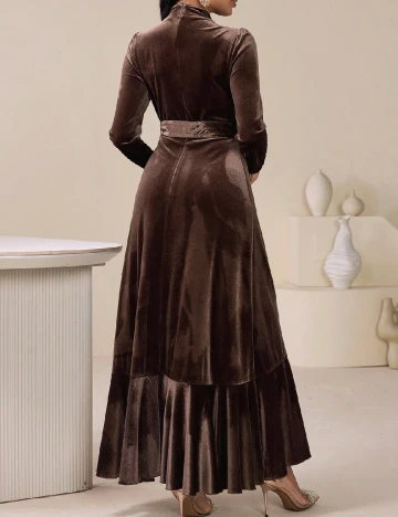 Rochie lunga SHEIN, maro