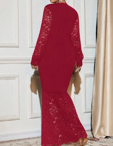 Rochie lunga SHEIN CURVE, rosu