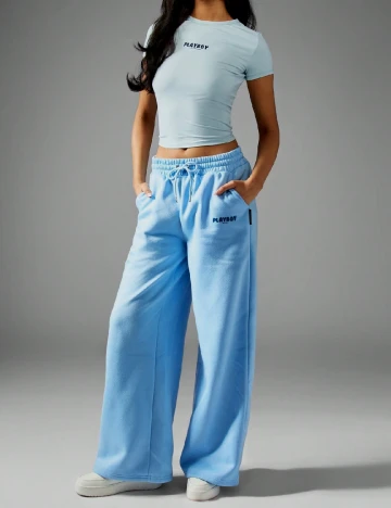 Pantaloni Missguided, albastru