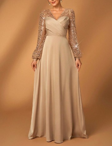 Rochie lunga SHEIN, maro