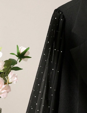 Sacou SHEIN CURVE, negru