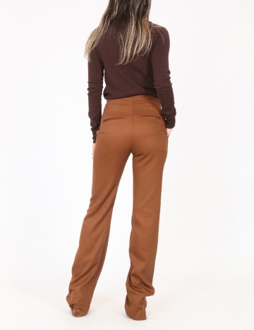 Pantaloni Zara, maro