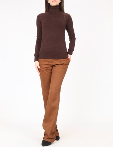 Pantaloni Zara, maro