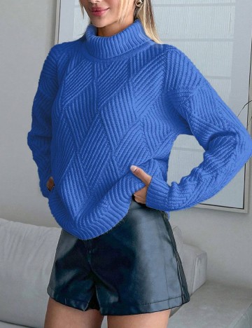 
						Pulover SHEIN, albastru