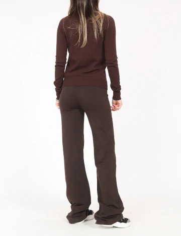 Pantaloni Zara, maro