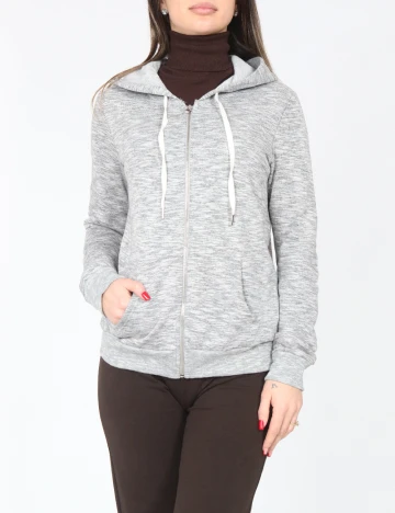 Hanorac Bershka, gri