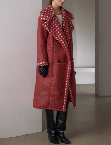 Palton Aveloria, rosu