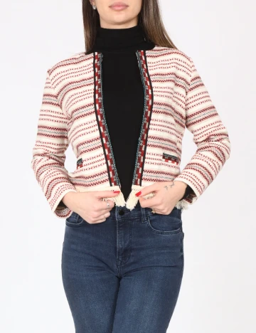 Blazer Bershka, crem