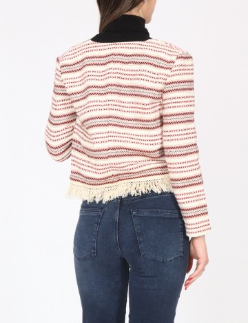 Blazer Bershka, crem