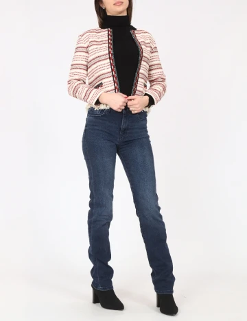 Blazer Bershka, crem