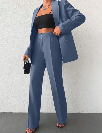 
						Costum SHEIN, albastru