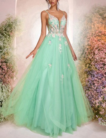 Rochie lunga SHEIN, turcoaz