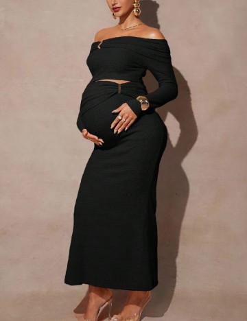 
						Compleu SHEIN Maternity, negru