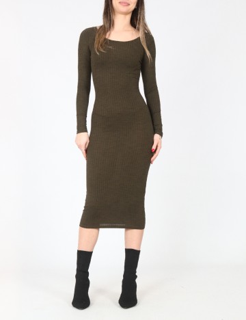 Rochie medie Bershka, verde