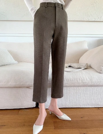 Pantaloni Dazy, maro