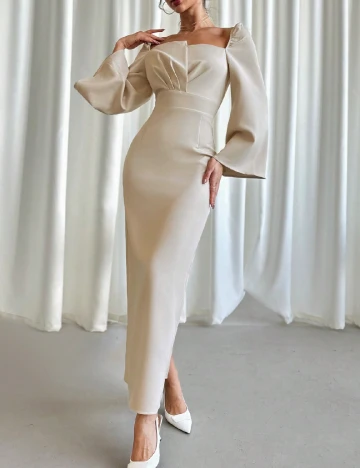 Rochie lunga SHEIN, bej