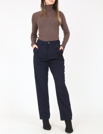 Pantaloni Zara, bleumarin