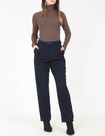 Pantaloni Zara, bleumarin