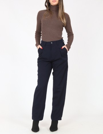 
						Pantaloni Zara, bleumarin