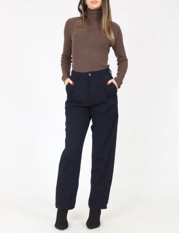 Pantaloni Zara, bleumarin