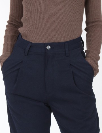 Pantaloni Zara, bleumarin