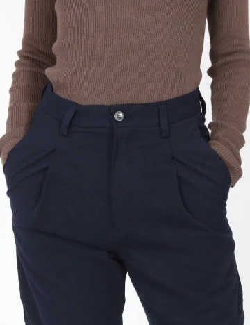 Pantaloni Zara, bleumarin