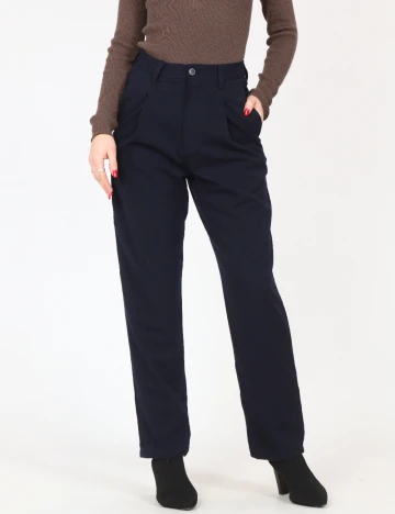 Pantaloni Zara, bleumarin