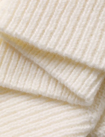 Pulover Dazy Plus Size, ecru