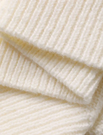 Pulover Dazy Plus Size, ecru