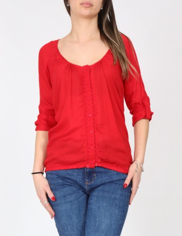 
						Camasa Bershka, rosu