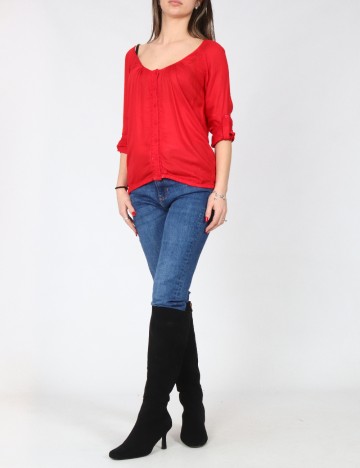 Camasa Bershka, rosu