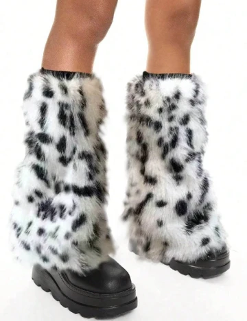 Jambiere SHEIN, alb/negru