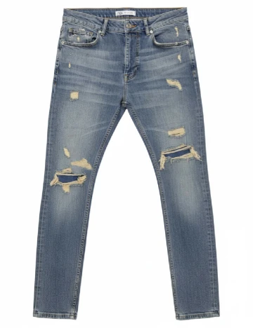 Blugi Zara, albastru