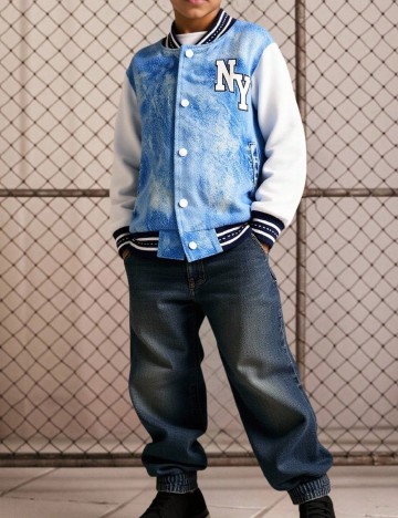 
						Jacheta Shein Kids, albastru