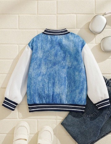 Jacheta Shein Kids, albastru