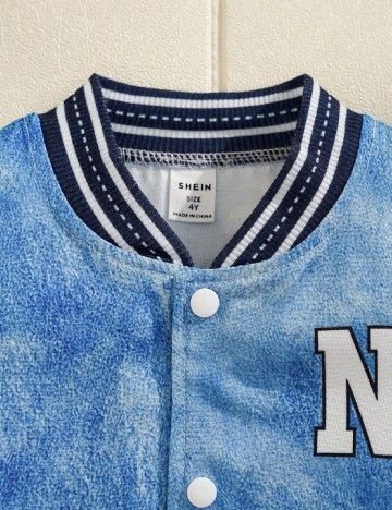 Jacheta Shein Kids, albastru