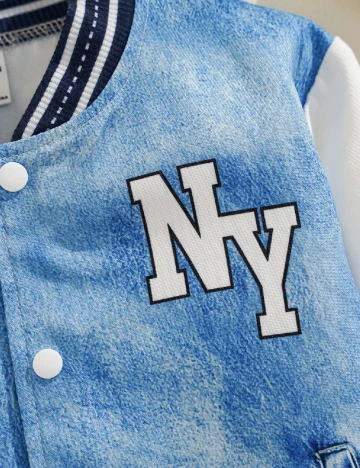 Jacheta Shein Kids, albastru