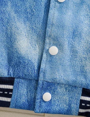 Jacheta Shein Kids, albastru